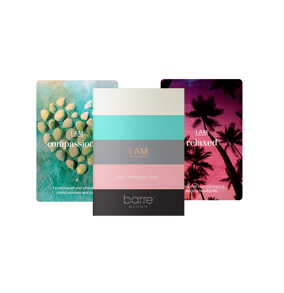 I am barre blend cards clearance